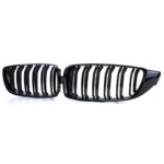 BMW Grill Nieren F32 Glans Zwart Dubbele Spijlen