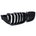 Detail BMW Grill Nieren F32 Glans Zwart
