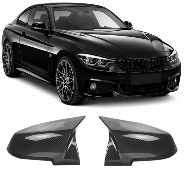 Spiegelkappen M Look Carbon Look Geschikt voor BMW 1/2/3/4 Serie