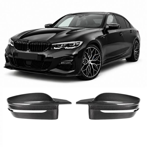 Spiegelkappen M Look Carbon Look Geschikt voor BMW 2/3/4/5/7/8 Serie