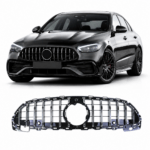 Panamericana Grill Geschikt voor Mercedes-Benz C-Klasse W206 Glans Zwart met Chroom (2021+)