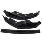 Glans zwarte front spoilerlip voor BMW G20 G21