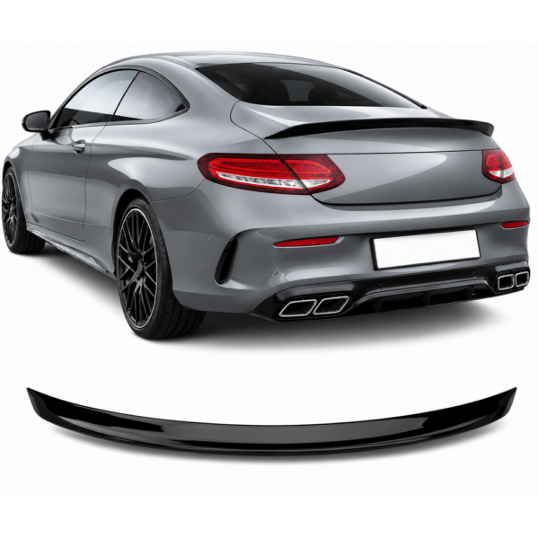 Mercedes C205 Kofferspoiler Hoogglans Zwart