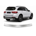Mercedes GLC X253 Achterbumper Beschermer RVS Zilver