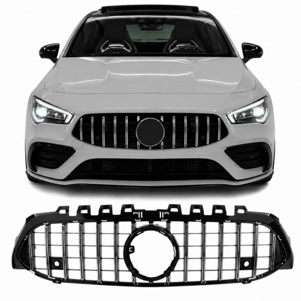 Mercedes W177 Panamericana Grill Chroom Hoogglans Zwart