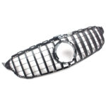 Mercedes W205 GT Grille Hoogglans Zwart zonder 360° Camera