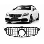 Mercedes W205 Panamericana GT Grille Zwart met Chroom
