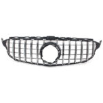Panamericana GT Grille Mercedes W205 Facelift Zwart Chroom