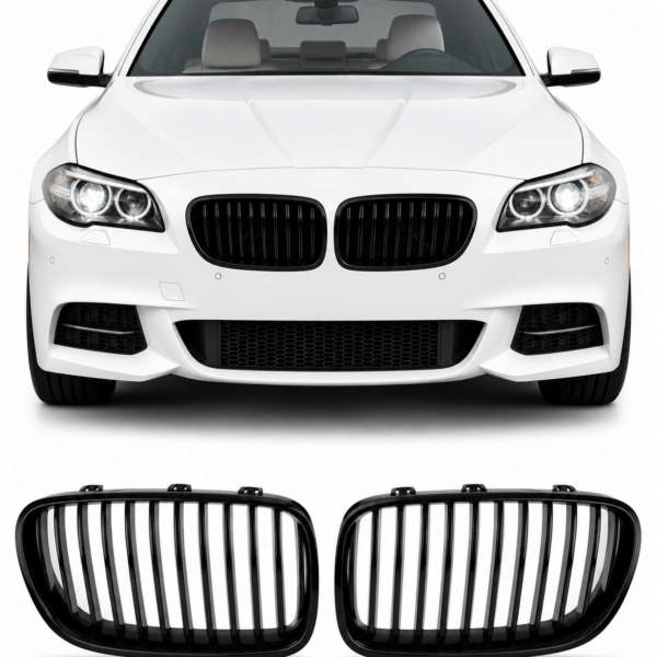 BMW F10 F11 Nierengrill Hoogglans Zwart