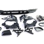 Hoogglans zwarte diffuser voor W177 Hatchback