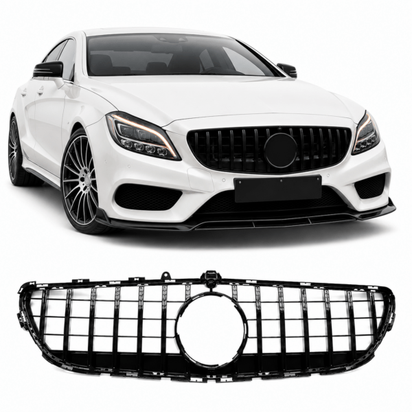 Mercedes CLS C218 grille Hoogglans Zwart