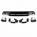 Mercedes W176 achterdiffuser Hoogglans Zwart