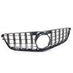 Mercedes W204 Panamericana grille zwart chroom