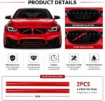 Rode sierstrips geschikt voor BMW nierengrille