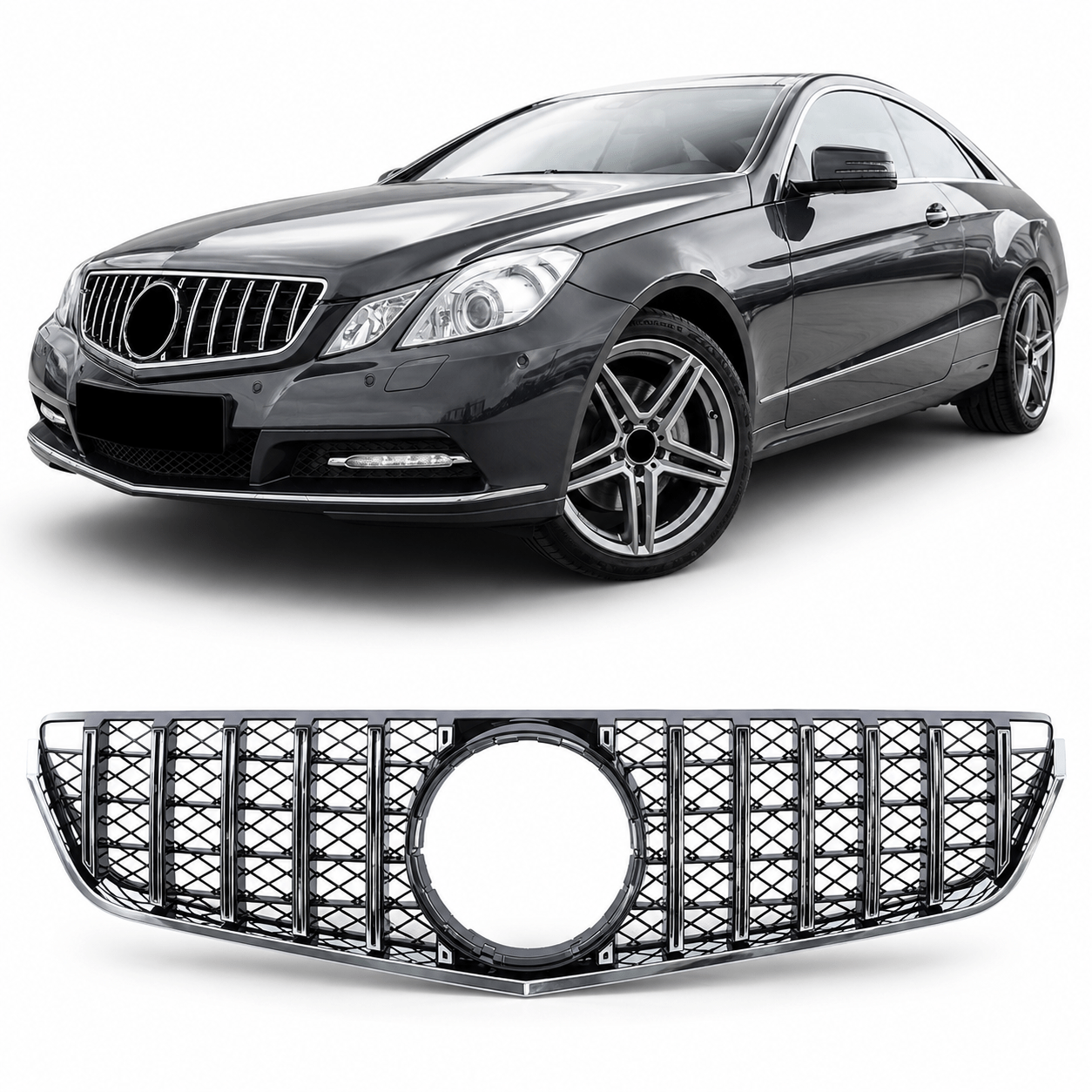 panamericana-gt-grill-geschikt-voor-mercedes-w207-a207.jpg Panamericana GT grill geschikt voor Mercedes W207 A207 2009-2013