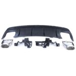 Hoogglans zwarte achterdiffuser geschikt voor Mercedes CLA C117 X117