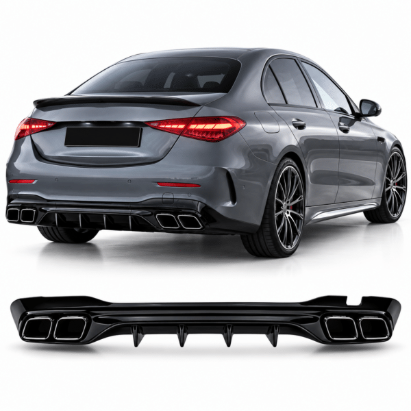 Achterdiffuser geschikt voor Mercedes C-Klasse W206 S206 2021+