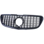 Hoogglans zwarte Panamericana grill met verticale spijlen