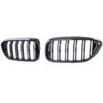Set van twee hoogglans zwarte nierengrills voor BMW G30 G31