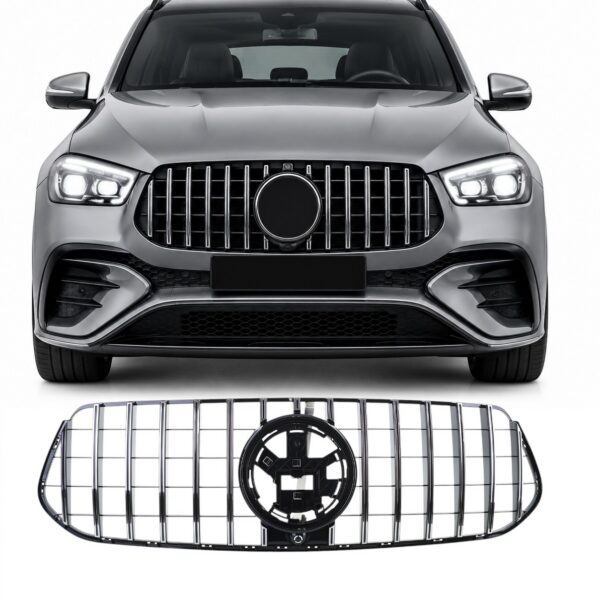 Panamericana grill geschikt voor Mercedes GLE W167 C167 AMG Line
