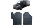 Rubberen vloermatten Mercedes V-Klasse W447 zwart