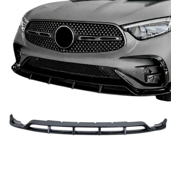 voorspoilerlip hoogglans zwart Mercedes GLC X254 AMG Line