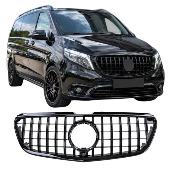 Vito W447 Grille Hoogglans Zwart