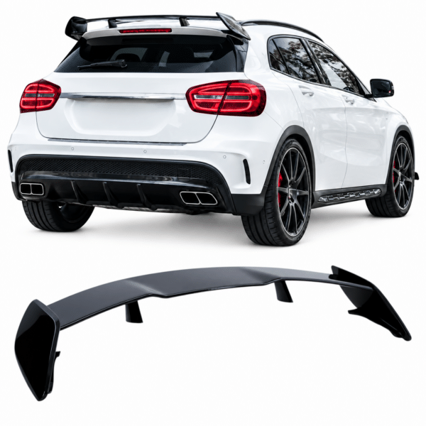 Dakspoiler geschikt voor Mercedes GLA X156 - Hoogglans Zwart
