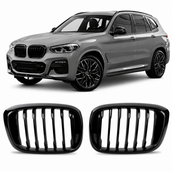 Nierengrill met enkele spijlen geschikt voor BMW X3 G01 en X4 G02